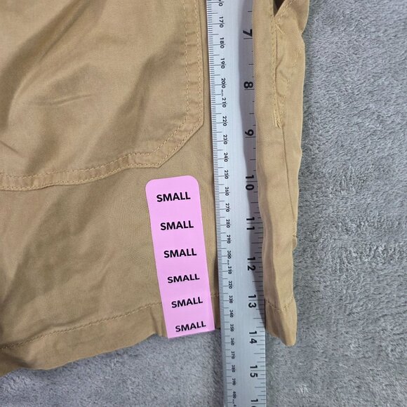 Womens Social Standard By Sanctuary Tan Fortune Tencel Shorts 4" Inseam Size S - Picture 8 of 9